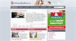 Desktop Screenshot of forum-bydleni.cz